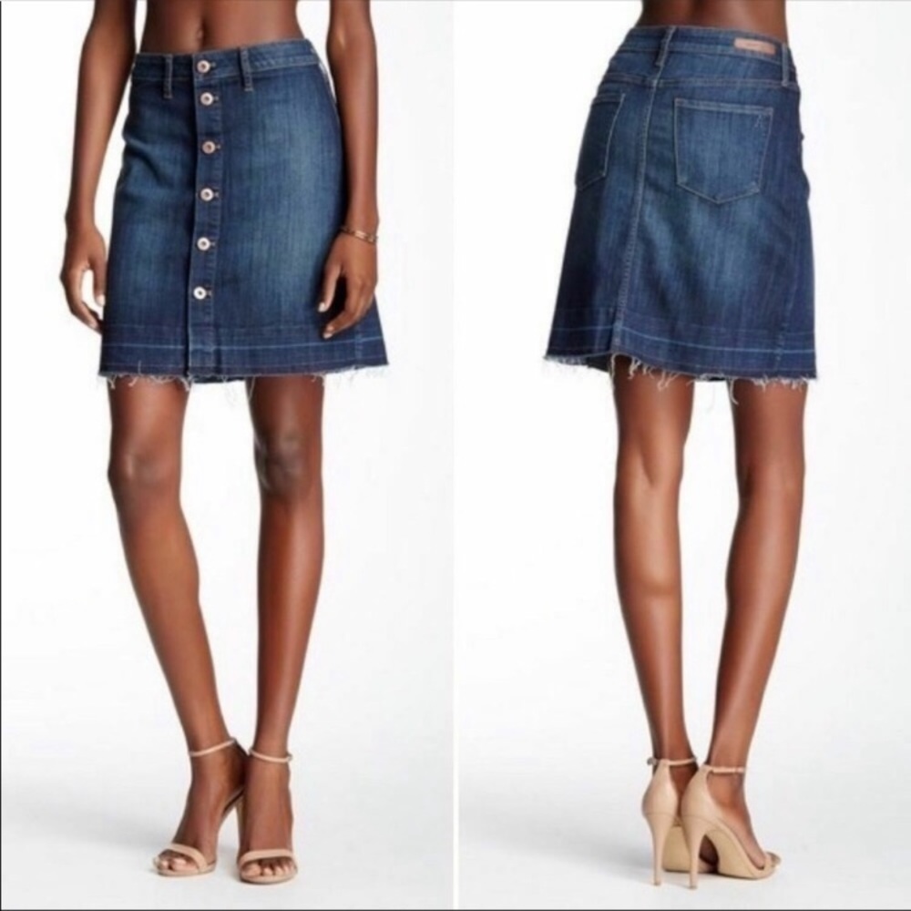 NWT Articles of Society Sally Denim Button Skirt